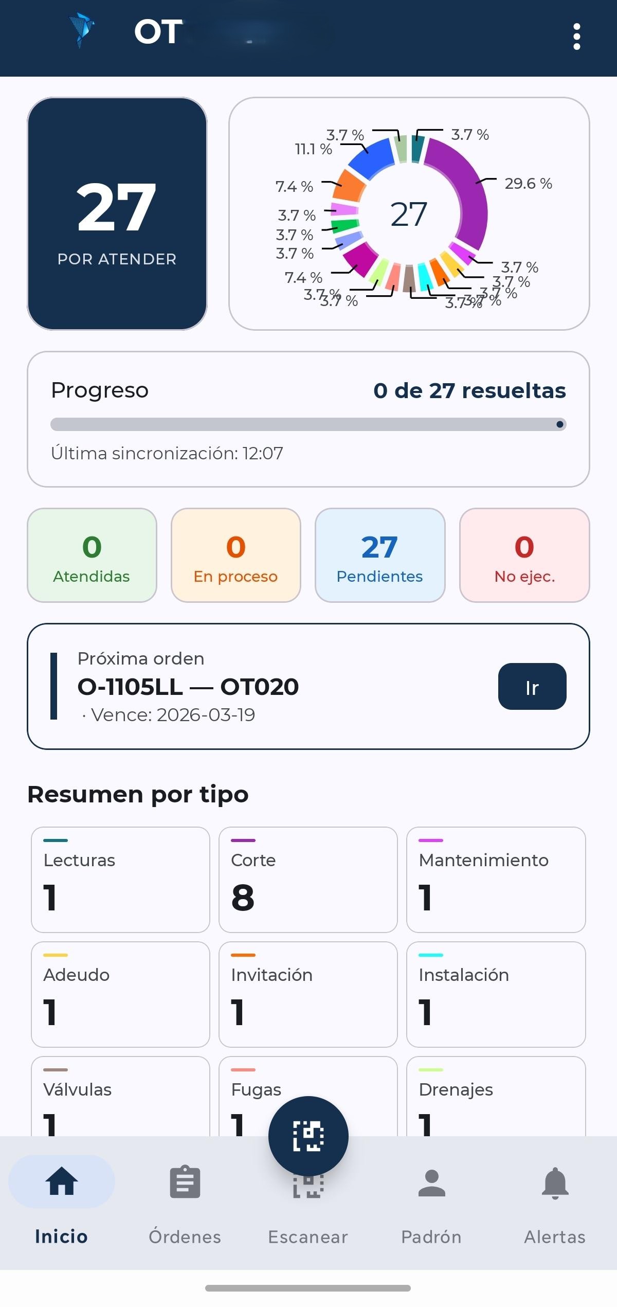 Captura de GFDSISCOM OT MÓVIL